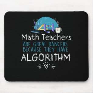 Geschenk für Lehrer   Mathematiklehrer - Algorithm Mousepad