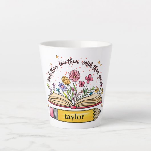Geschenk für Lehrer Milchtasse (Vorderseite)