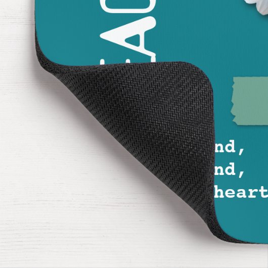 Geschenk für Lehrer Mousepad (Ecke)