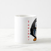 Geschenk für Lehrer - niedlicher Penguin auf Kaffeetasse (Mittel)