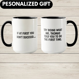Geschenk für Lehrer, Personalisiertes Geschenk für Tasse