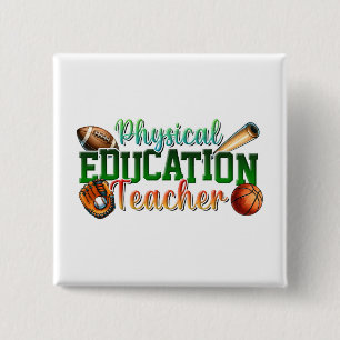 Geschenk für Lehrer Sportlehrer Button