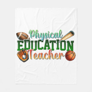 Geschenk für Lehrer   Sportlehrer Fleecedecke