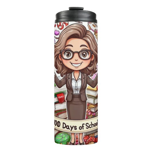 Geschenk für Lehrer, Studenten und Eltern Thermosbecher (Vorderseite)