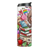 Geschenk für Lehrer, Studenten und Eltern Thermosbecher (Nach links gedreht)
