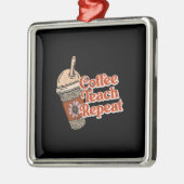 Geschenk für Lehrer | Wiederholung des Kaffeetring Ornament Aus Metall (Links)