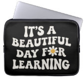 Geschenk für Lehrerleben Es ist ein wunderschöner Laptopschutzhülle (Vorderseite)