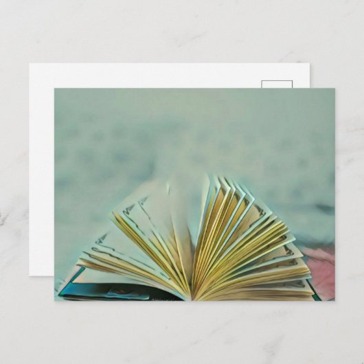 Geschenk für Leseliebte Postkarte (Vorne/Hinten)