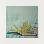 Geschenk für Leseliebte Wandteppich (Vorderseite)