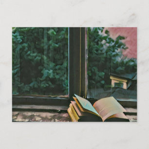 Geschenk für Leserliebhaber für Bibliothekar Postkarte