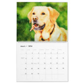 Geschenk für Liebhaber des Golden Labrador Hundes Kalender (Mär 2026)