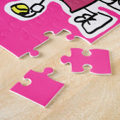 Geschenk für Mädchen im Tennispuzzle Puzzle (Seite)