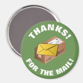 Geschenk für Mailman | Rundmagnet Magnet (Vorderseite/Rückseite)