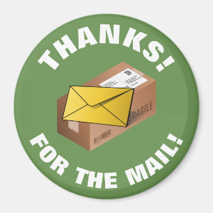 Geschenk für Mailman  Rundmagnet Magnet