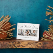 Geschenk für Mama 3 Foto Collage Plaque Fotoplatte (Seite)