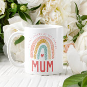 Geschenk für Mama | Alle Farben des Regenbogens Kaffeetasse