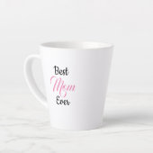 Geschenk für Mama - Beste Mama je - personalisiert Milchtasse (Linke Ecke)