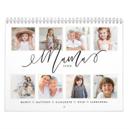 Geschenk für Mama| Enkelkinder Fotos Kalender