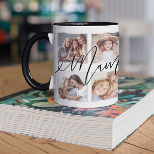 Geschenk für Mama Entenkinder - FotoCollage Kaffeetasse