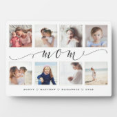 Geschenk für Mama | Family Foto Keepake Collage Fotoplatte (Vorderseite)