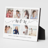 Geschenk für Mama | Family Foto Keepake Collage Fotoplatte (Seite)