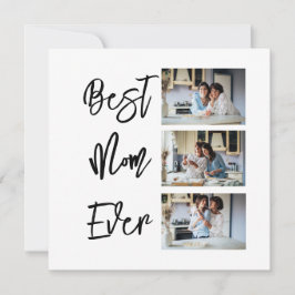 Geschenk für Mama | Foto Collage Card für Mutter T