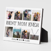 Geschenk für Mama Fotocollage Plaque mit Easel Fotoplatte (Seite)