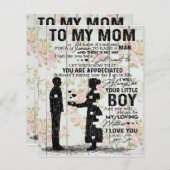 Geschenk für Mama, für meine Mutter das beste Gesc (Vorne/Hinten)