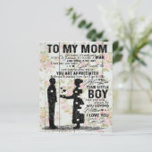 Geschenk für Mama, für meine Mutter das beste Gesc (Stehend Vorderseite)