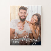 Geschenk für Mama Idea Personalisiert Mommy Foto Puzzle (Vertikal)