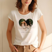 Geschenk für Mama | Mama Black Script Custom Heart T-Shirt