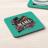 Geschenk für Mama; Mama; Mama; Mutter; Mutter; Müt Getränkeuntersetzer (Linke Seite)