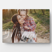 Geschenk für Mama Mother's Day Volles Foto Mum Scr Fotoplatte (Vorderseite)
