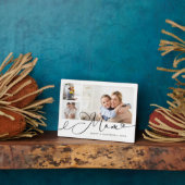 Geschenk für Mama | Muttertag 3 FotoCollage Fotoplatte (Seite)