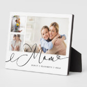 Geschenk für Mama | Muttertag 3 FotoCollage Fotoplatte (Seite)