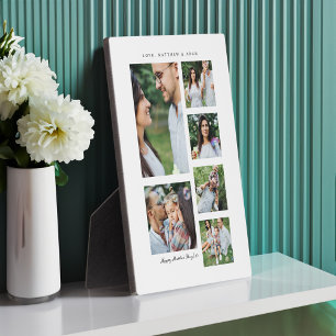 Geschenk für Mama Muttertag 6 FotoCollage Fotoplatte