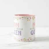 Geschenk für Mama oder Frühjahrsdekor Zweifarbige Tasse (Mittel)