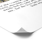 Geschenk für Mama und Vater Fotocollage Familienfo Poster (Ecke)