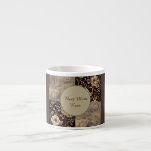 Geschenk für Mama, Vintage, Beste Mama überhaupt, Espressotasse