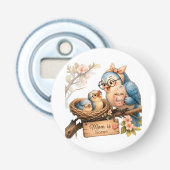 Geschenk für Mama - Vogel - Flaschenöffner mit Kno (Vorderseite)
