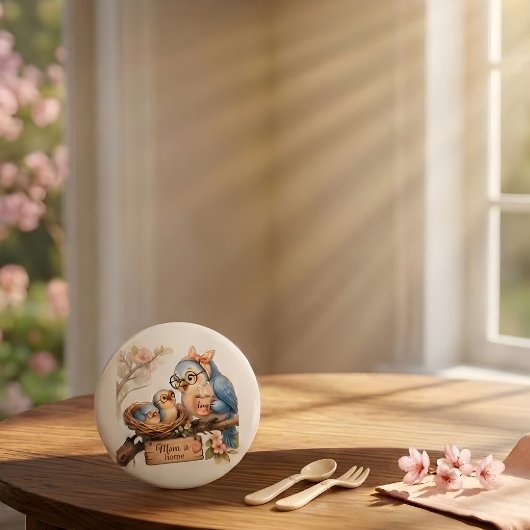 Geschenk für Mama - Vogel - Flaschenöffner mit Kno