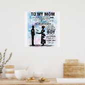 Geschenk für Mama | Zu meiner Mutter das beste Ges Poster (Küche)
