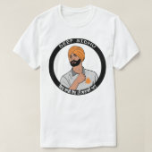Geschenk für Männer Deep Sidhu Khalsa T-Shirt (Design vorne)