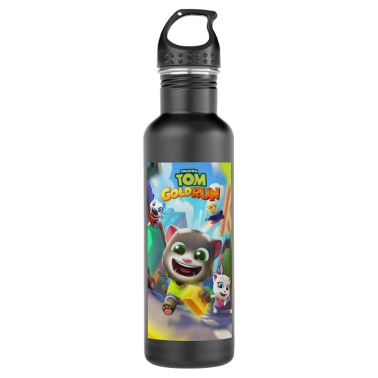 Geschenk für Männer, die mit Tom Heroes reden - Fi Edelstahlflasche (Vorderseite)