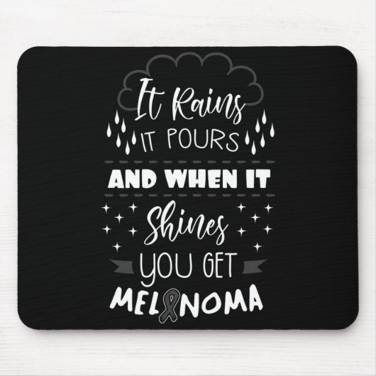 Geschenk für Männer, wenn es regnet, schüttet es, Mousepad (Vorne)