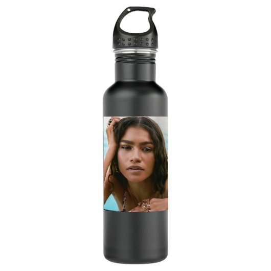 Geschenk für Männer Zendaya Geschenke Film Fans Edelstahlflasche (Vorderseite)