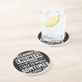 Geschenk für Maschinenbauer Getränkeuntersetzer (Seite)