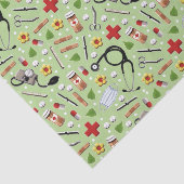 Geschenk für medizinische Zwecke Seidenpapier (Ausschnitt)