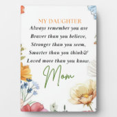 Geschenk für meine Jugendtochter, Inspiration Fotoplatte (Vorderseite)