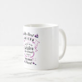 Geschenk für meine Schwester des Souls Kaffeetasse (VorderseiteRechts)